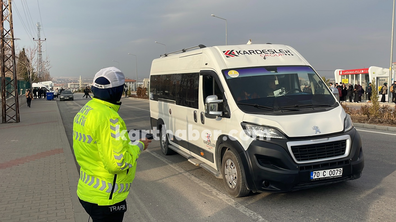 Karaman Emniyetinden Okul Servislerine Siki Denetim7