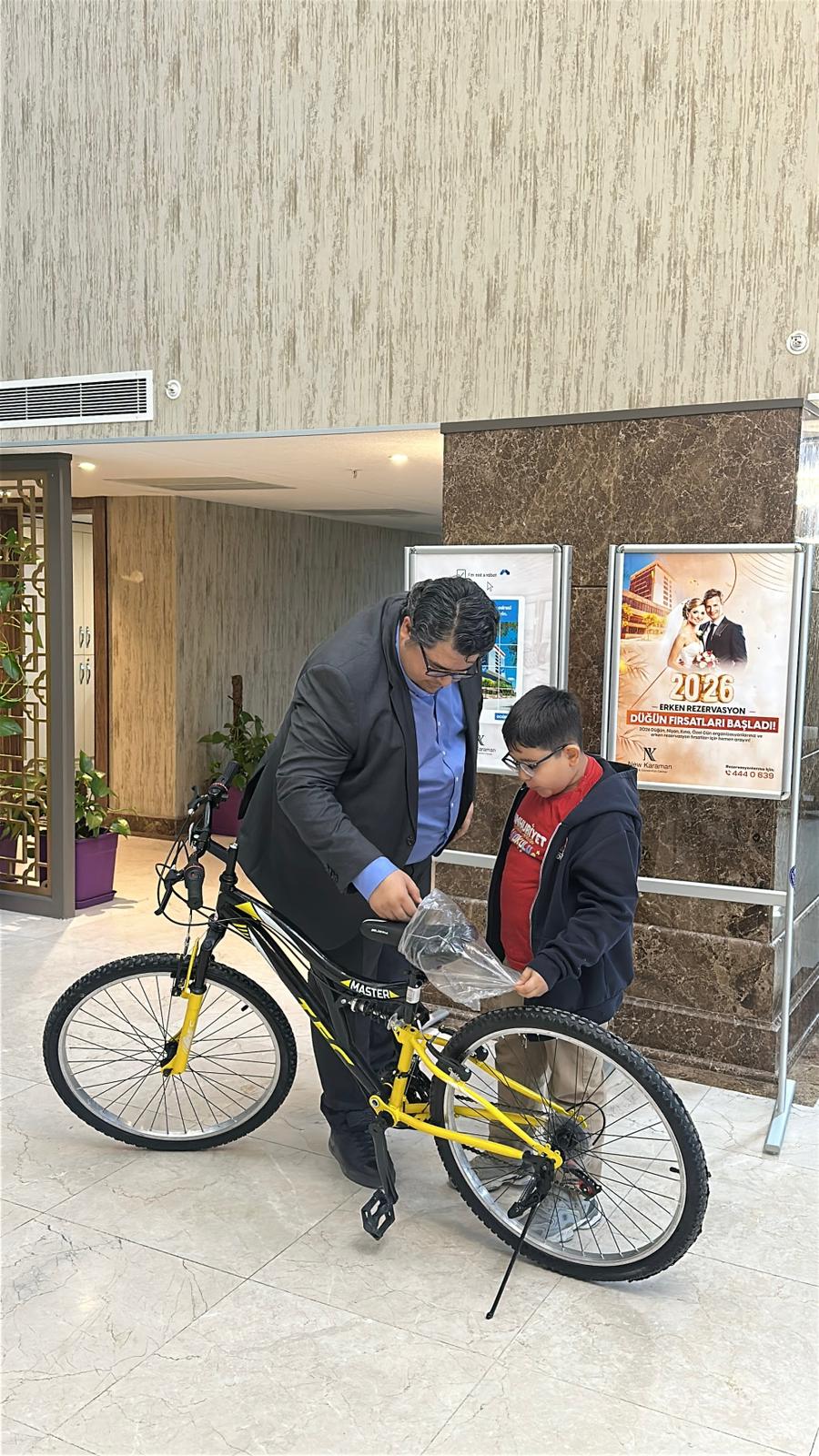 Karamanda Bir Cocugun Bisiklet Hayali Gercek Oldu (4)