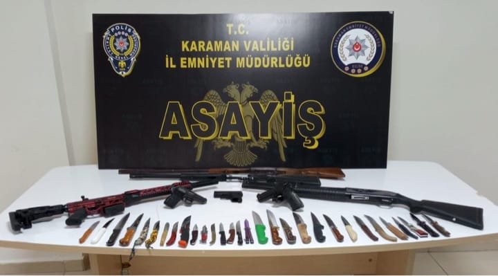 Karamanda Neler Neler Ele Gecirildi 10 Tutuklama (1)-1