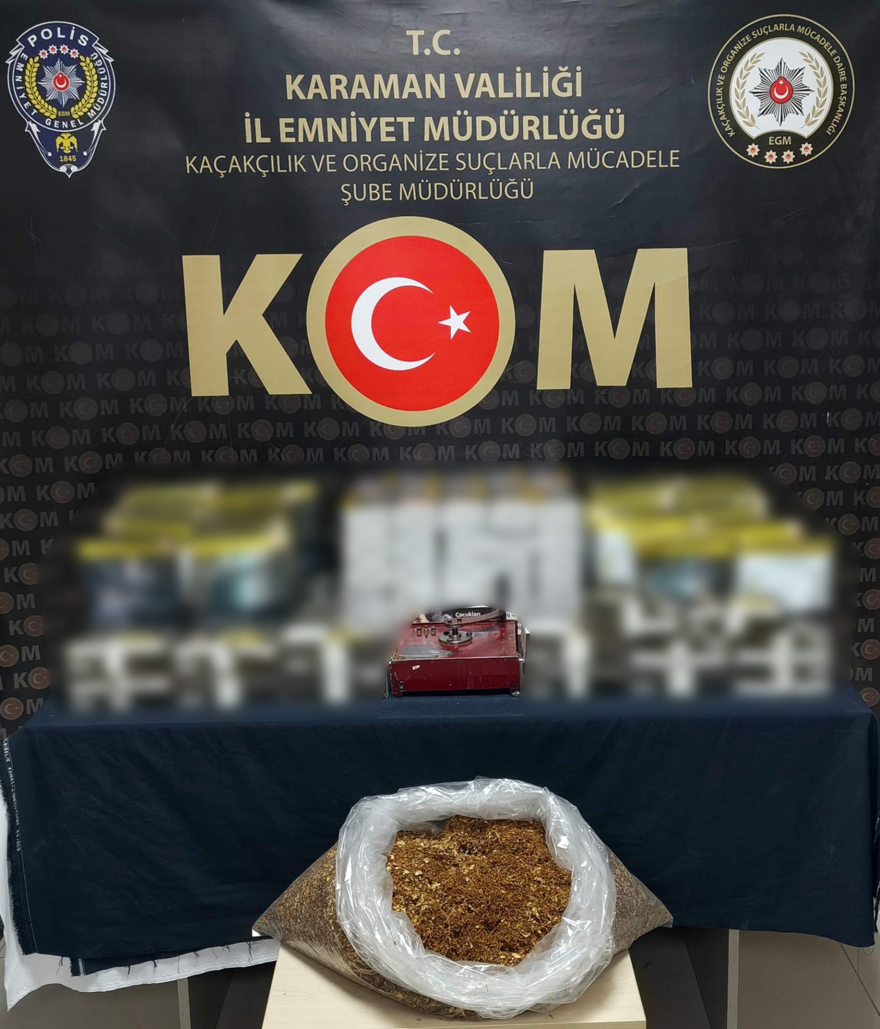 Karamanda Ruhsatsiz Silah Ve Kacak Tutun Operasyonu 5 Kisi Tutuklandi (2)