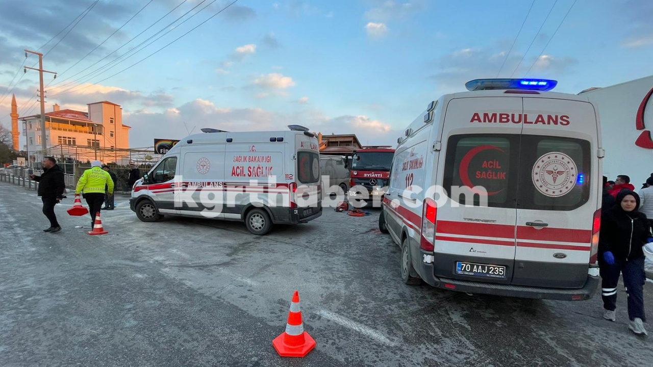 Karamanda Trafik Kazasi Yaralilar Var (5)