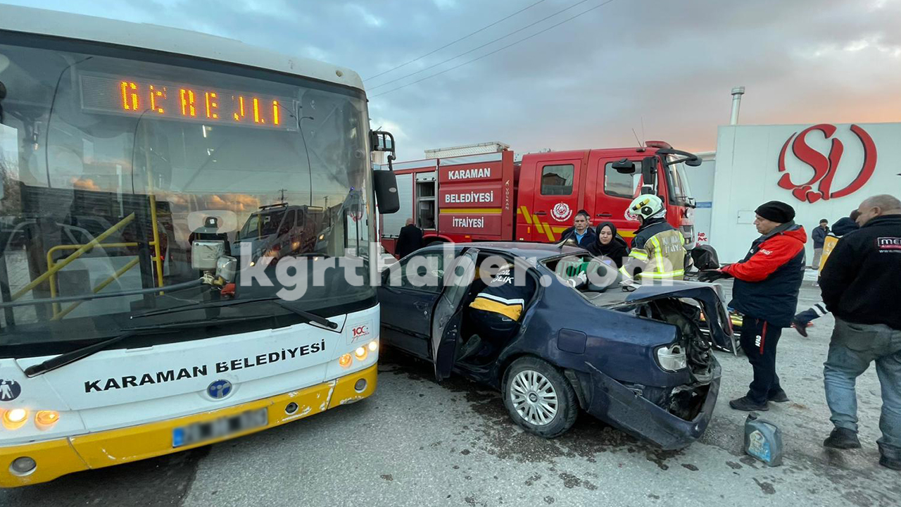 Karamanda Trafik Kazasi Yaralilar Var (7)