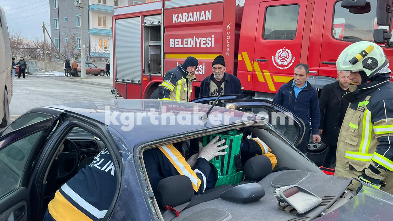 Karamanda Trafik Kazasi Yaralilar Var (8)