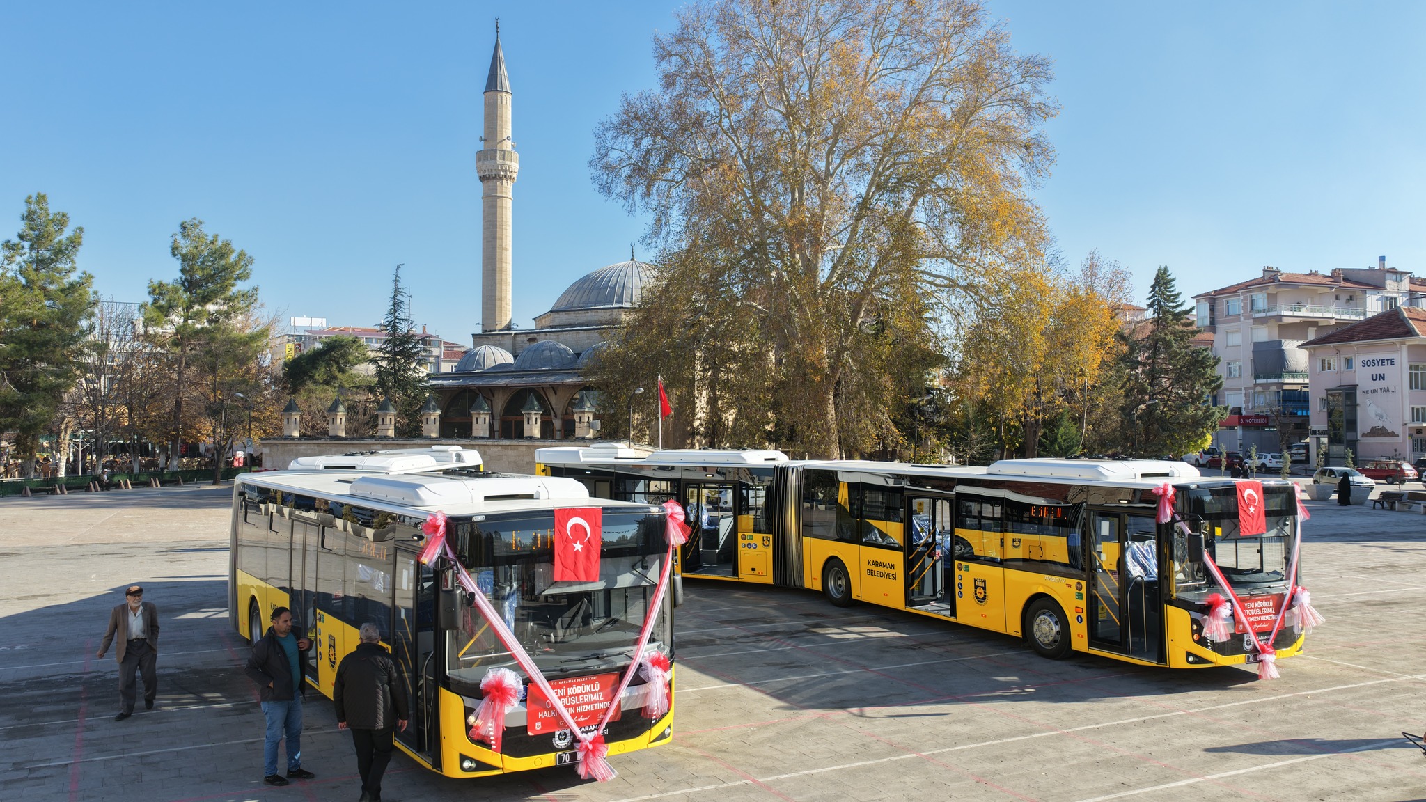 Karamanda Ulasimi Rahatlatacak Hamle 2 Adet Koruklu Otobus Hizmette (2)
