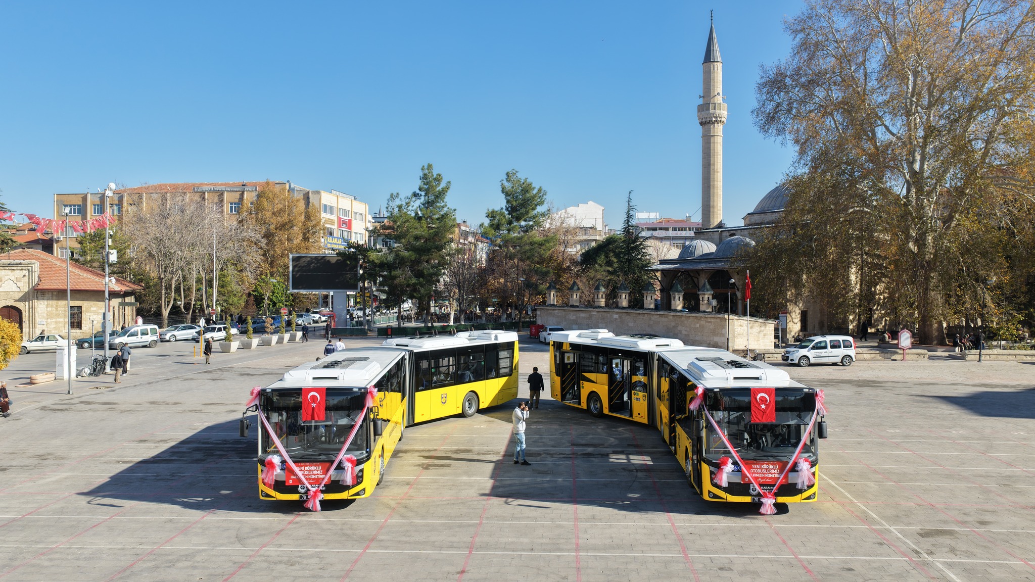 Karamanda Ulasimi Rahatlatacak Hamle 2 Adet Koruklu Otobus Hizmette (4)