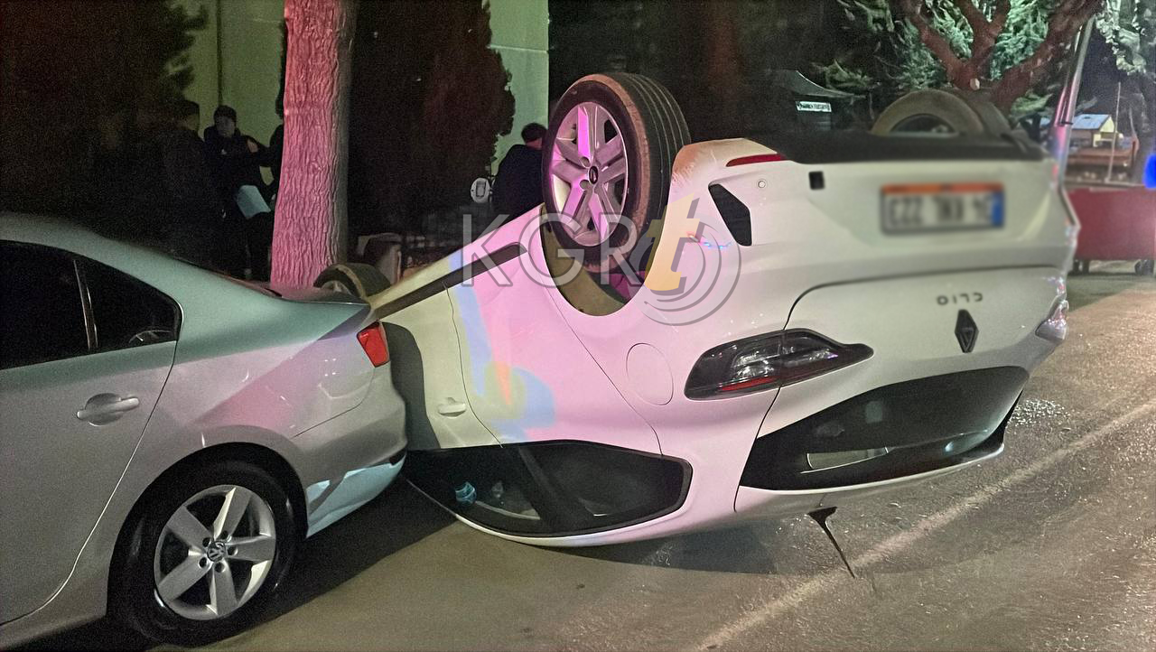 Kontrolden Cikan Arac Iki Araca Carpti1