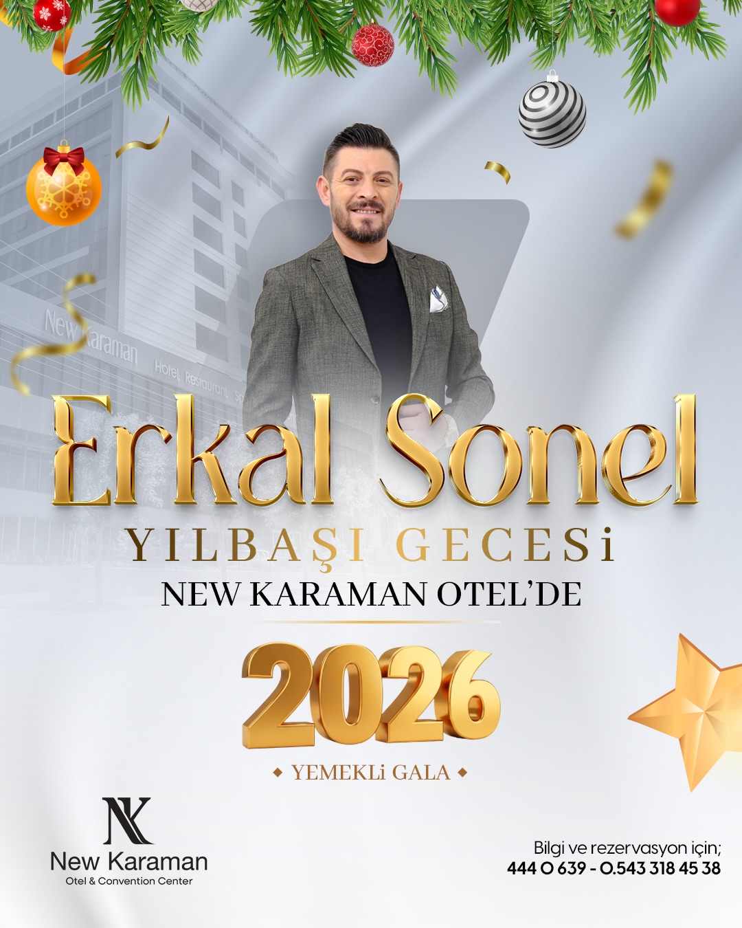 New Karaman Otelde Erkal Soner Ile Yilbasi Coskusu (2)