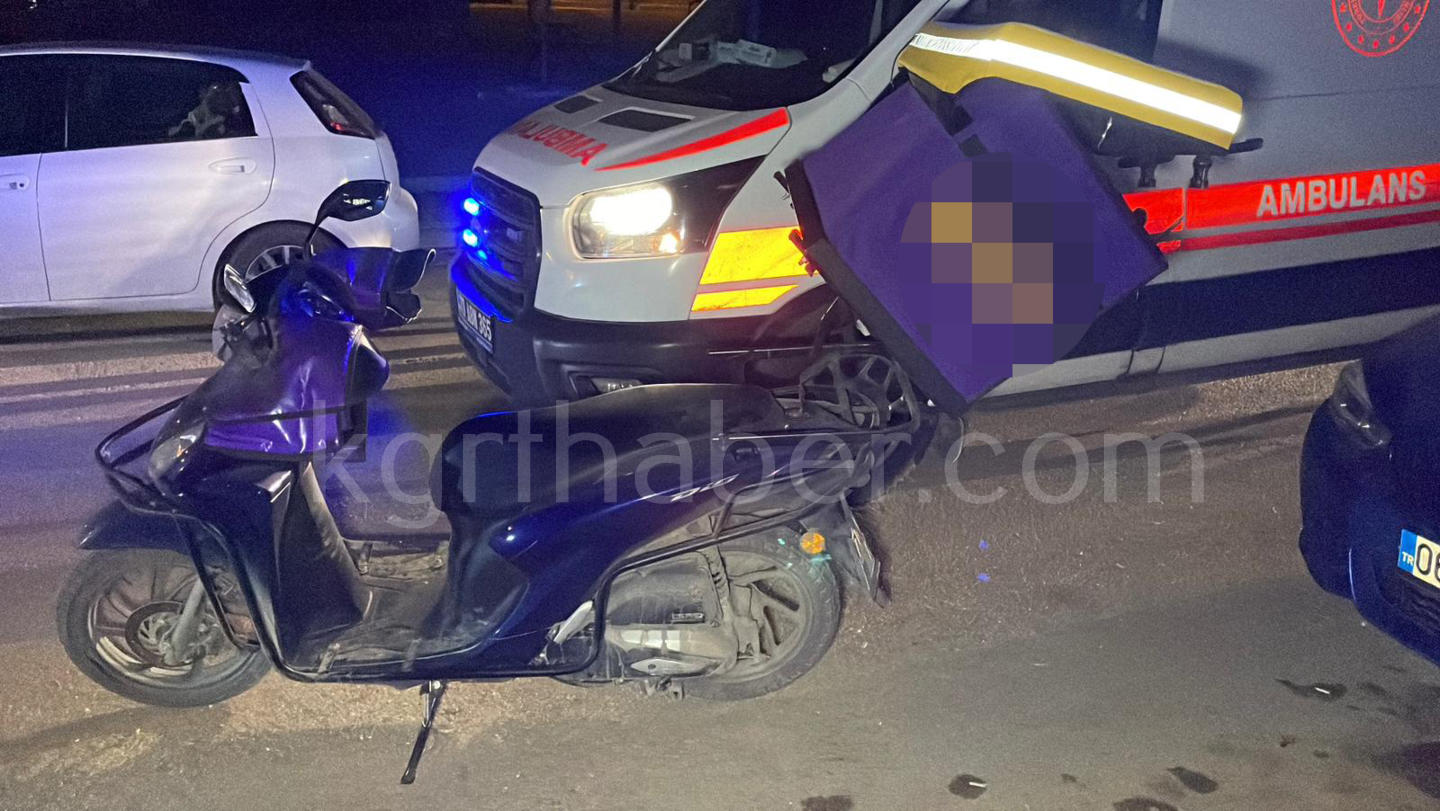 Yoldaki Cukur Kazaya Sebep Oldu Motokurye Yaralandi3