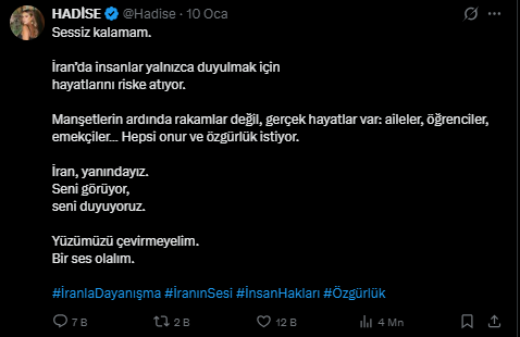 Hadisenin Iran Mesaji Gundem Oldu Fulya Ozturkten Dikkat Ceken Tepki (1)