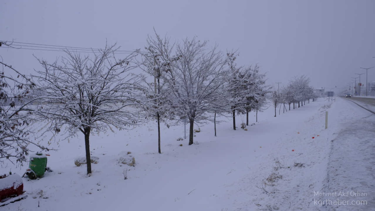 Kar Yagisi Karamanda Kartpostallik Manzaralar Olusturdu12