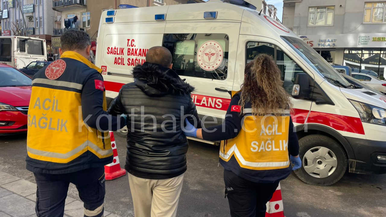 Karaman Belediyesi Onunde Kaza 1 Yarali0