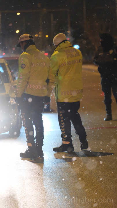 Karaman Emniyeti Kar Kis Demeden Calisiyor3