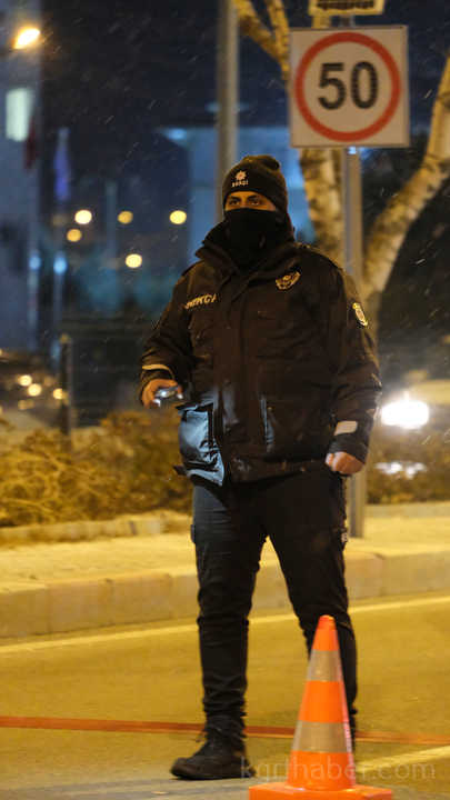 Karaman Emniyeti Kar Kis Demeden Calisiyor5