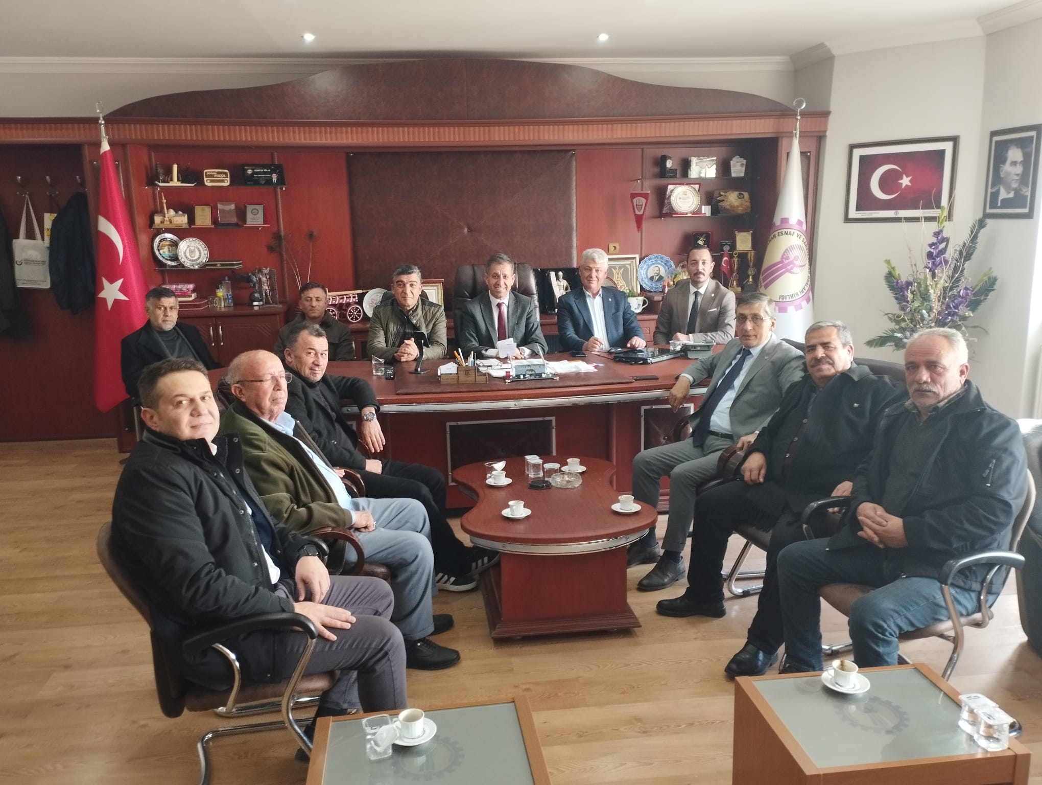 Karaman Ticaret Borsasindan Baskan Selahattin Pekogluna Ziyaret (2)