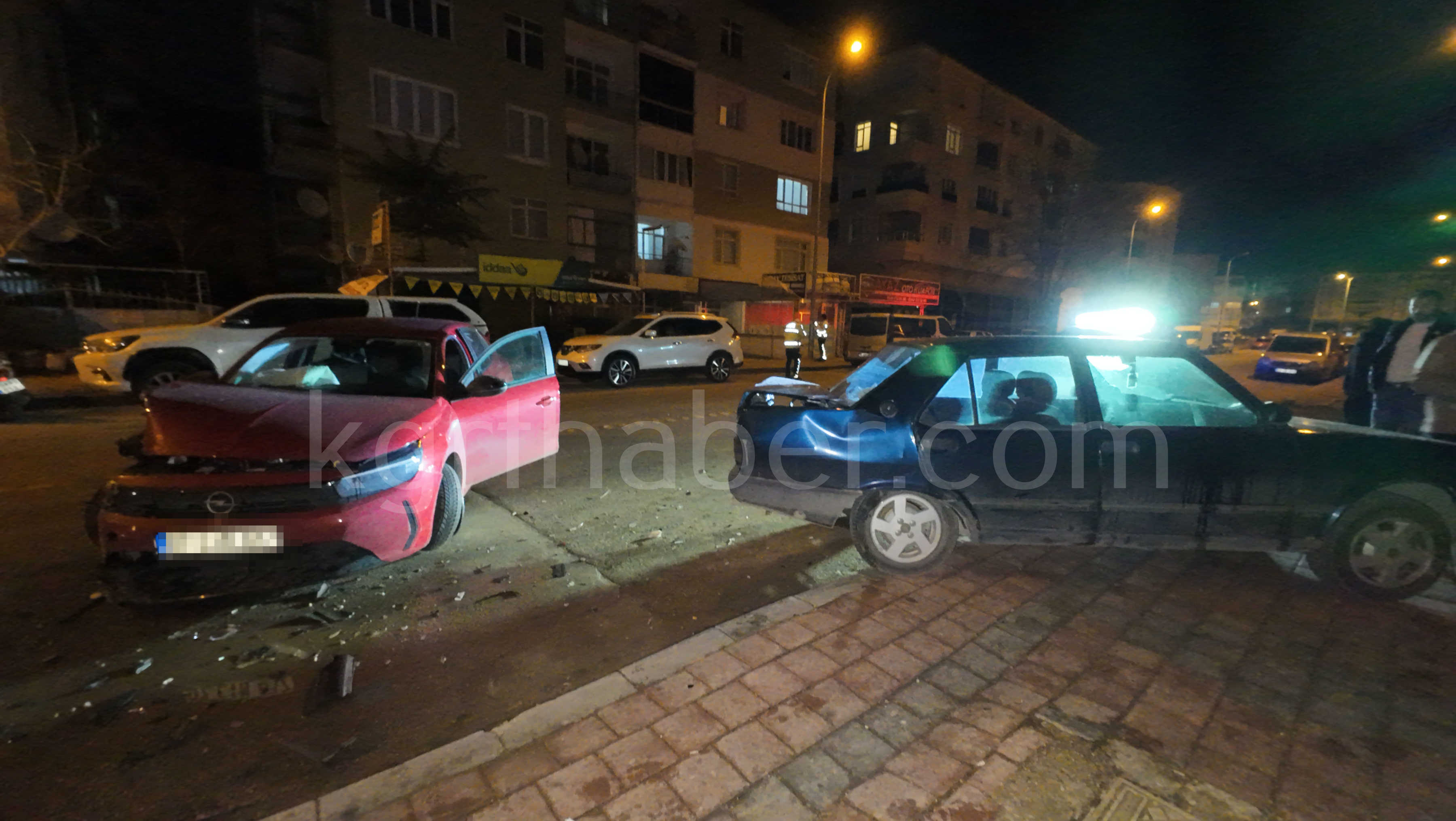 Karamanda Gecenin Sessizligini Bozan Kaza Oldu6