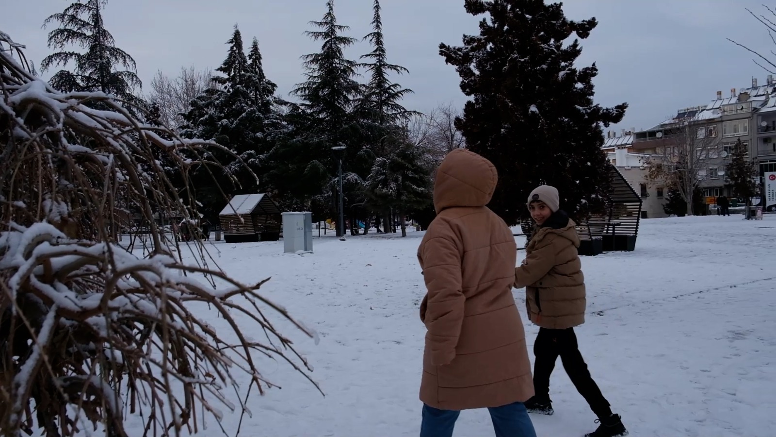 Karamanda Kar Tatilinde Cocuklar Doyasiya Eglendi (4)