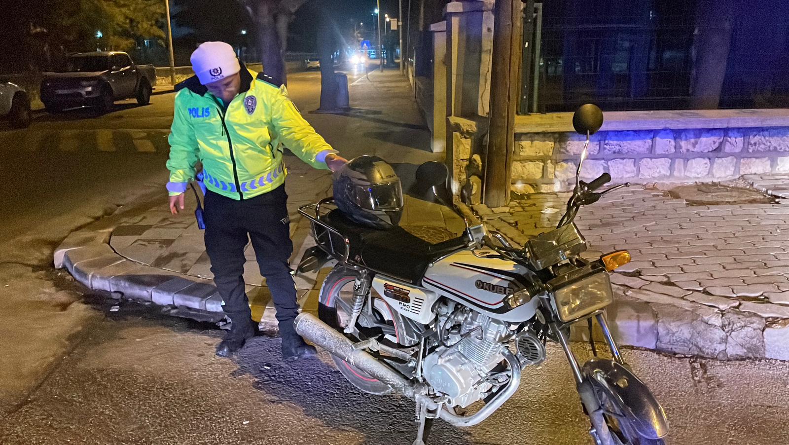 Polisin Dur Ihtarina Uymayan Motosiklet Surucusune 45 Bin Lira Ceza (4)