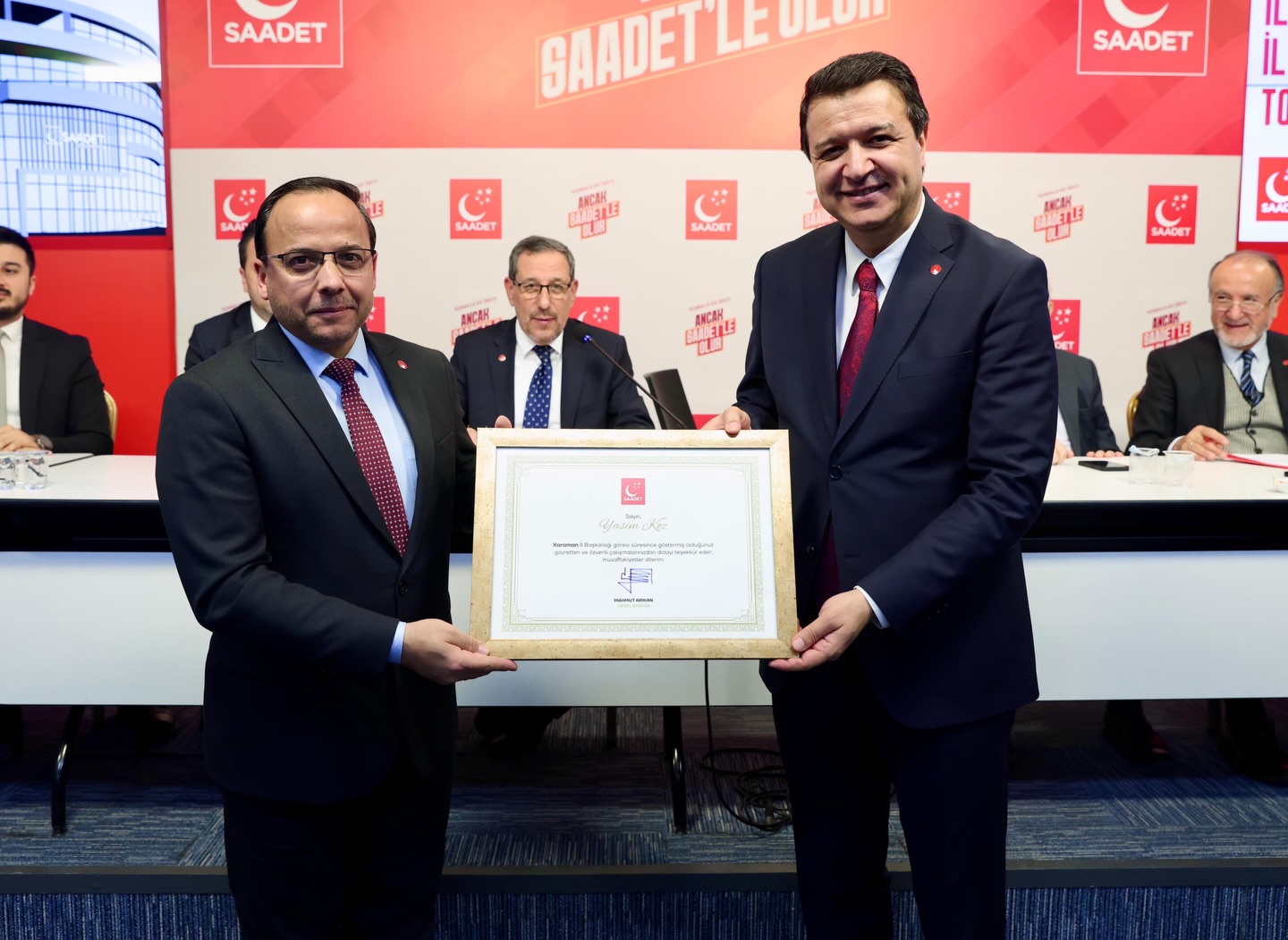 Saadet Partisi Karaman Il Baskanliginda Gorev Degisimi (1)