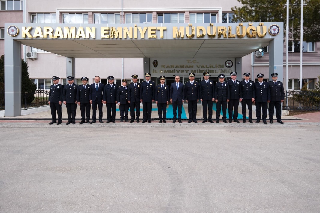 Vali Cicekten Karaman Emniyetine Ziyaret (4)