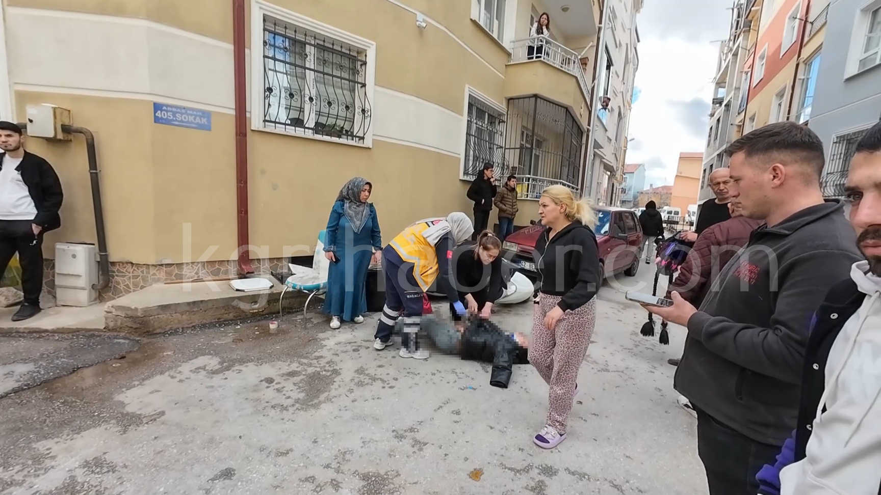 2 Kisinin Yaralandigi Kaza Ani Kamerada2