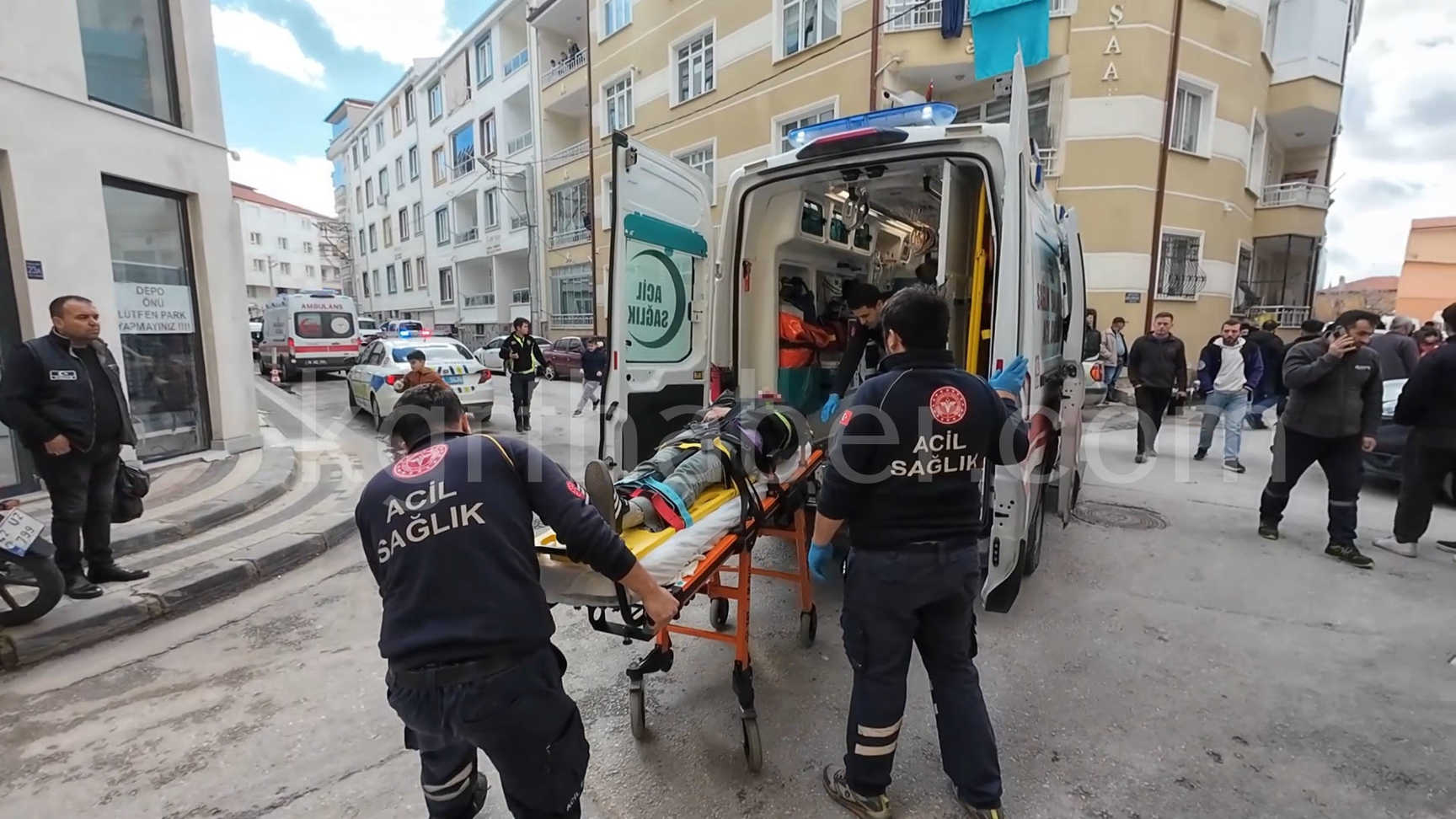 2 Kisinin Yaralandigi Kaza Ani Kamerada3