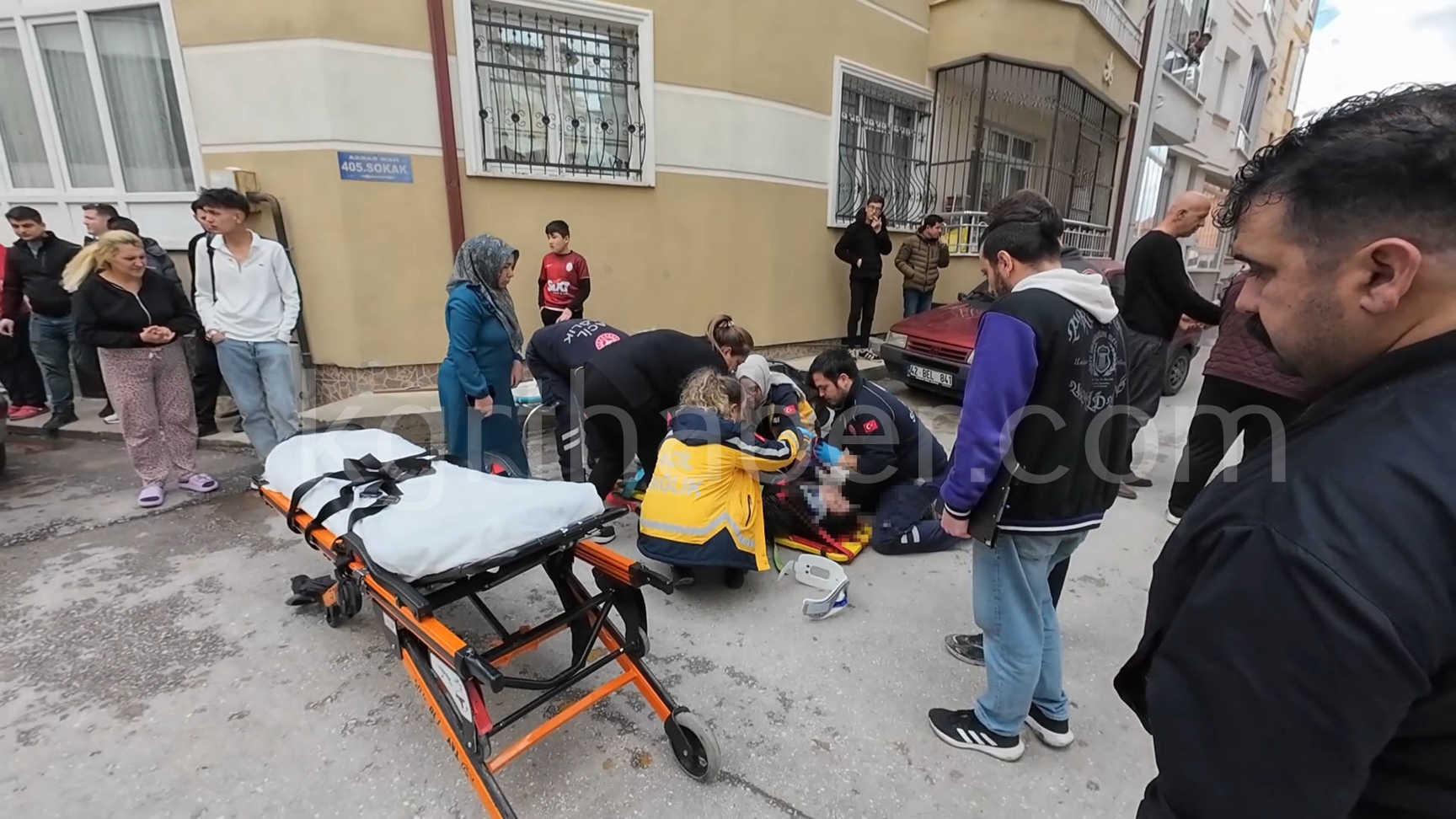 2 Kisinin Yaralandigi Kaza Ani Kamerada5