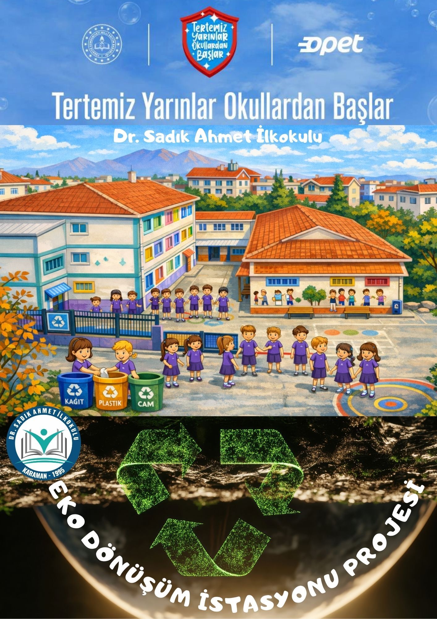 Dr Sadik Ahmet Ilkokulunda Eko Donusum Seferberligi Basladi9