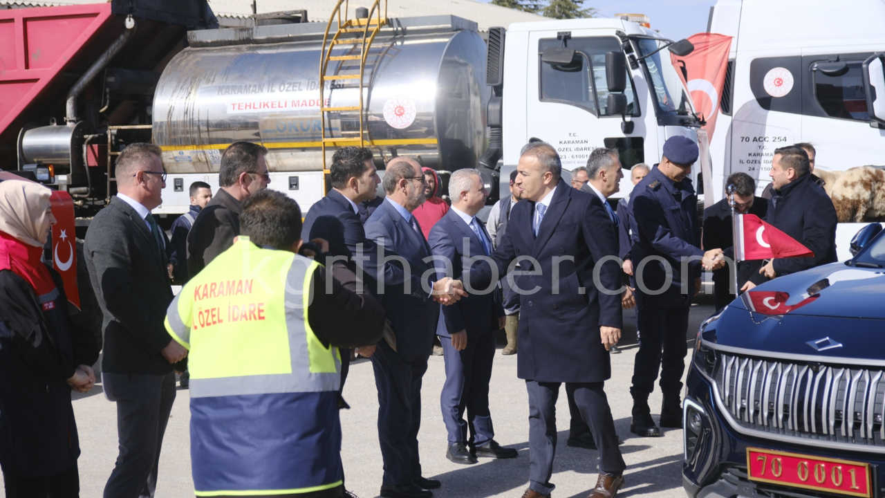 Karaman Il Ozel Idaresine 23 Yeni Arac0