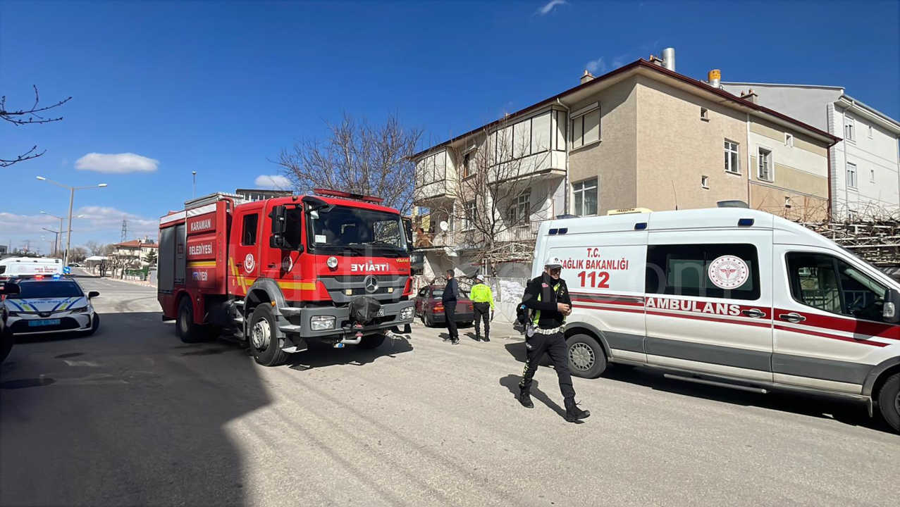 Karamanda Iki Otomobil Carpisti 3 Yarali7