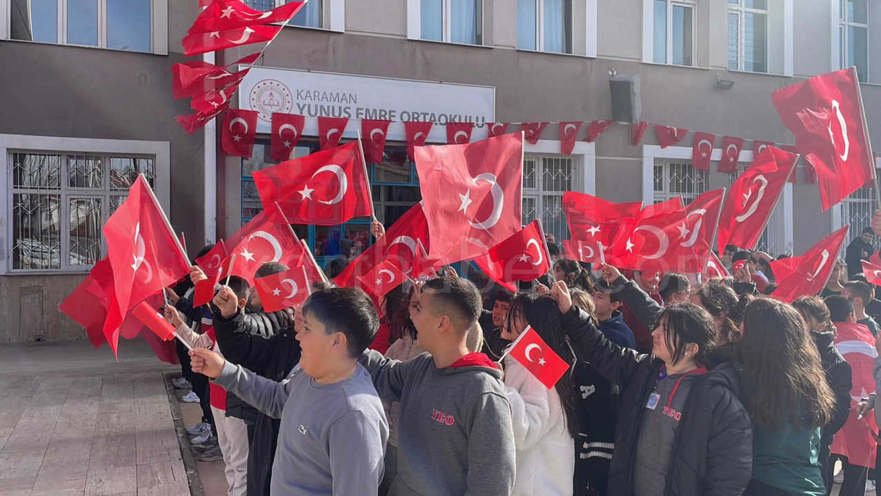 Karamanda Ikinci Donem Bayrak Sevgisi Dersiyle Basladi10