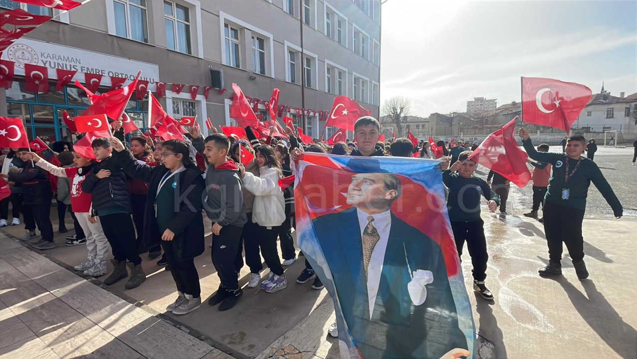 Karamanda Ikinci Donem Bayrak Sevgisi Dersiyle Basladi9