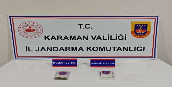 Karamanda Jandarma Uyusturucu Ve Kazi Malzemeleri Yakaladi (11)