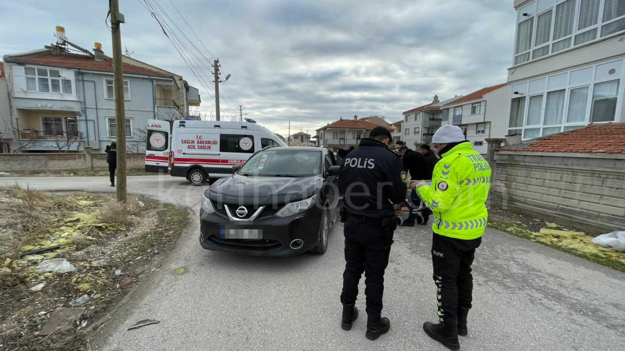 Karamanda Otomobil Ile Cip Carpisti 1 Yarali3