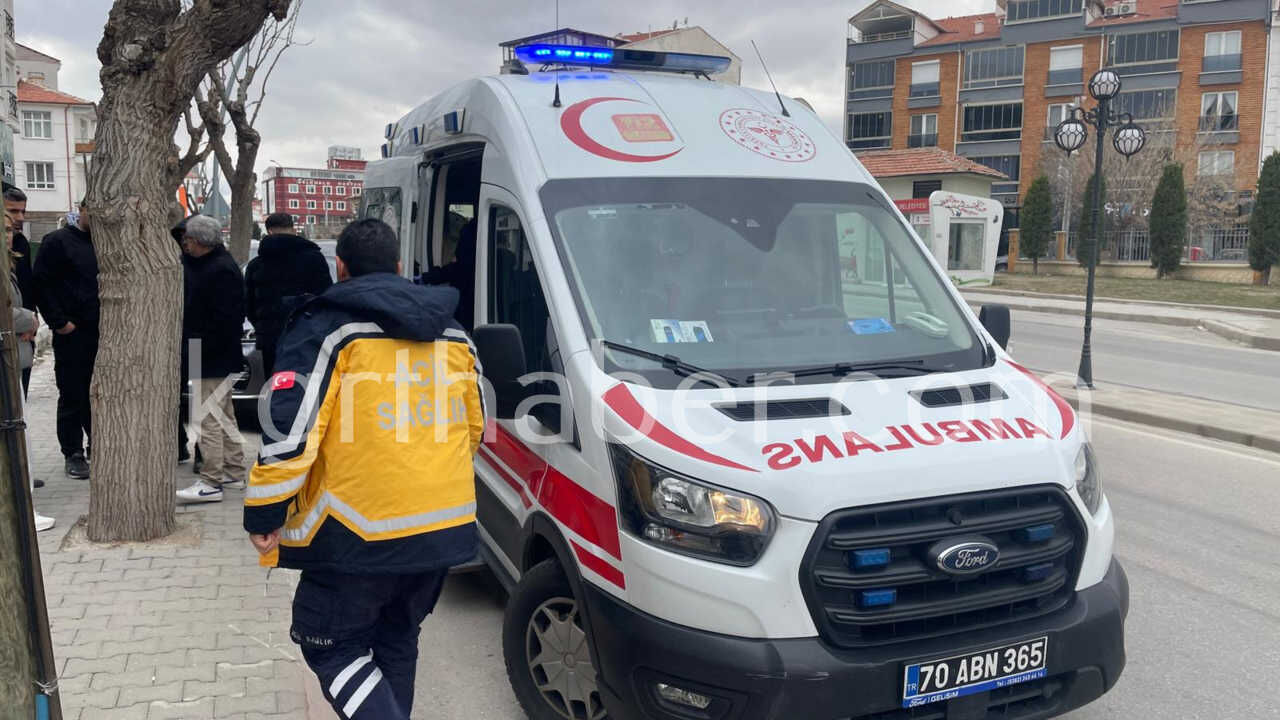 Karamanda Suv Aracla Motosiklet Carpisti 1 Yarali5