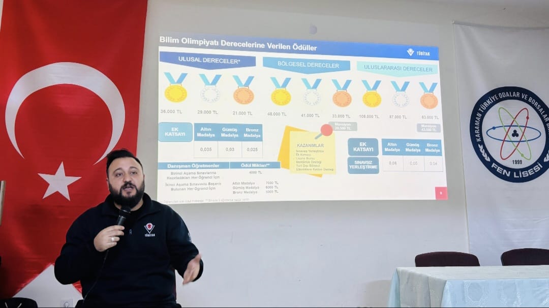 Karamanda Tubitak 2202 Bilim Olimpiyatlari Sureci Anlatildi6