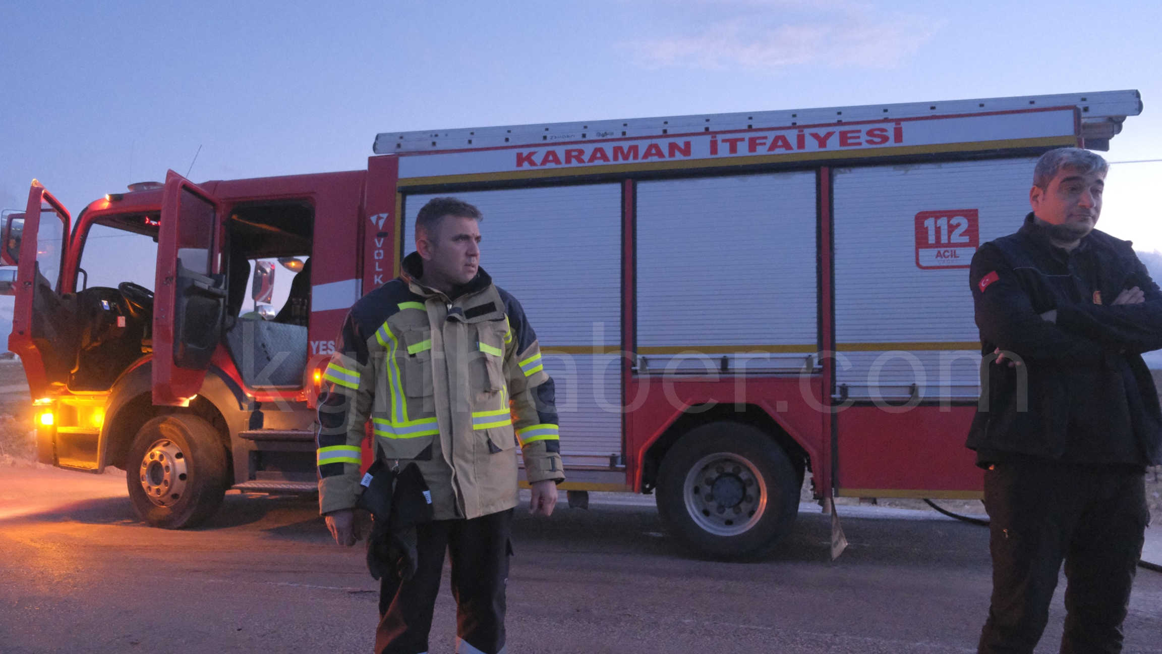 Karamanda Yanan Tiri Koyluler Su Bidonlariyla Sondurdu7