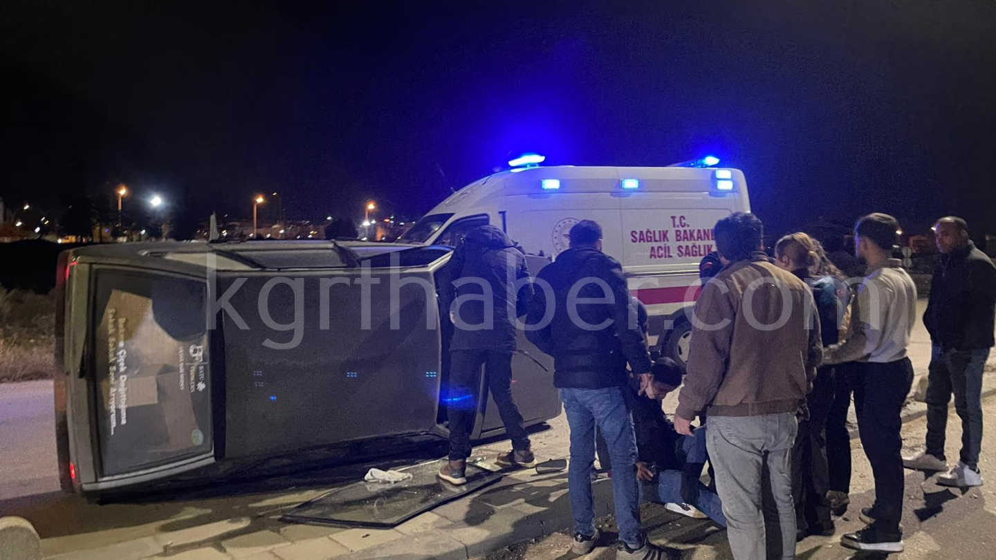 Kontrolden Cikan Otomobil Yan Yatti 2 Yarali3