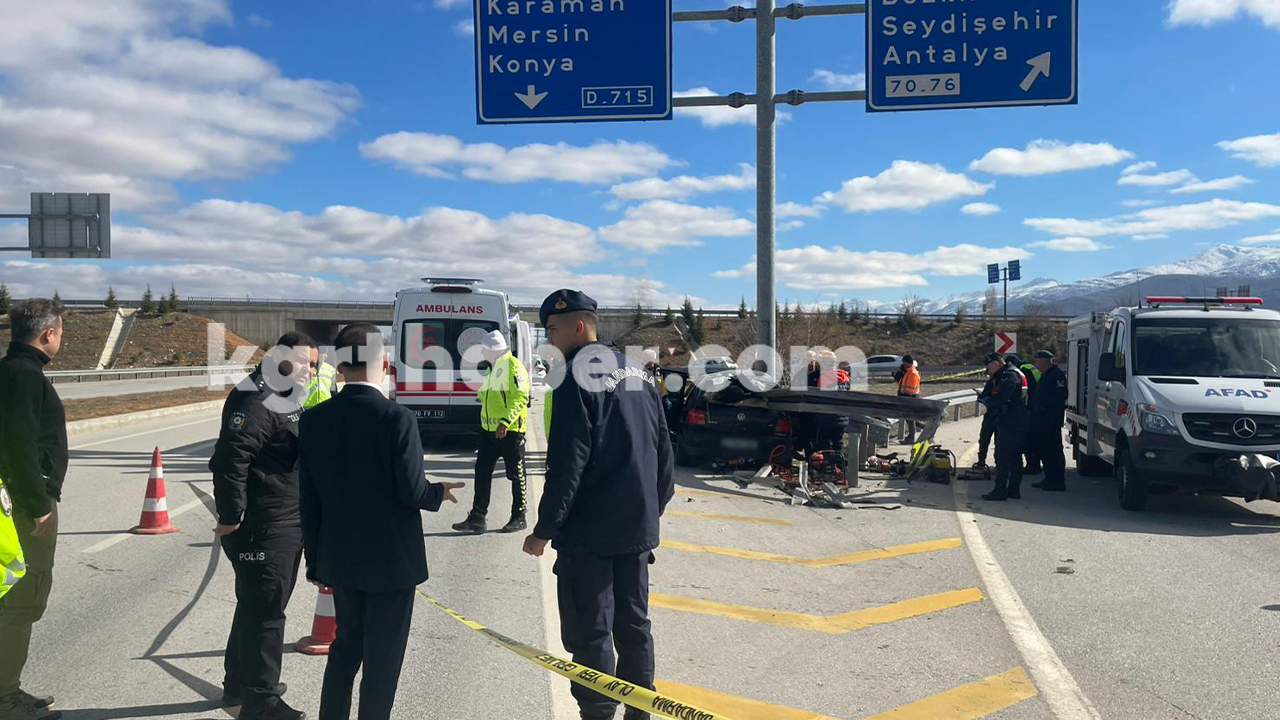 Konya Karaman Yolunda Kaza Cok Sayida Olu Var2