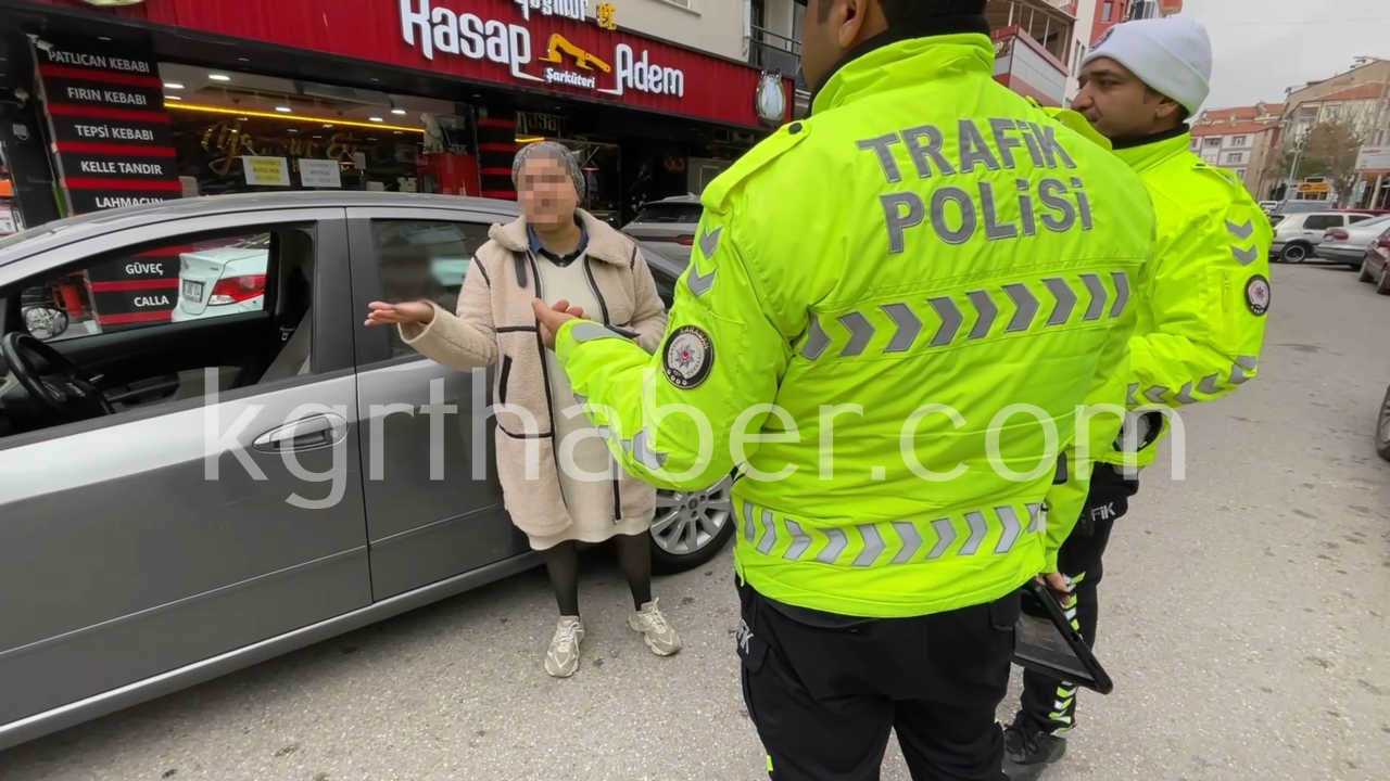 Ters Yon Uygulamasinda Kadin Surucu Basin Mensubuna Zor Anlar Yasatti1