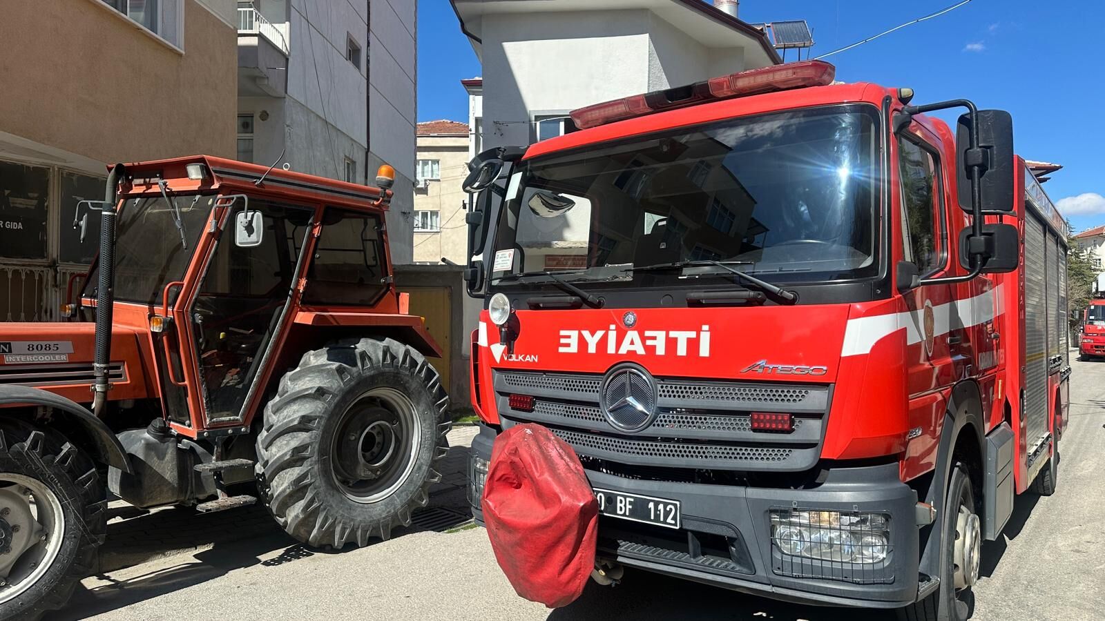 Bodrum Katinda Cikan Yangin Itfaiyeyi Harekete Gecirdi (1)