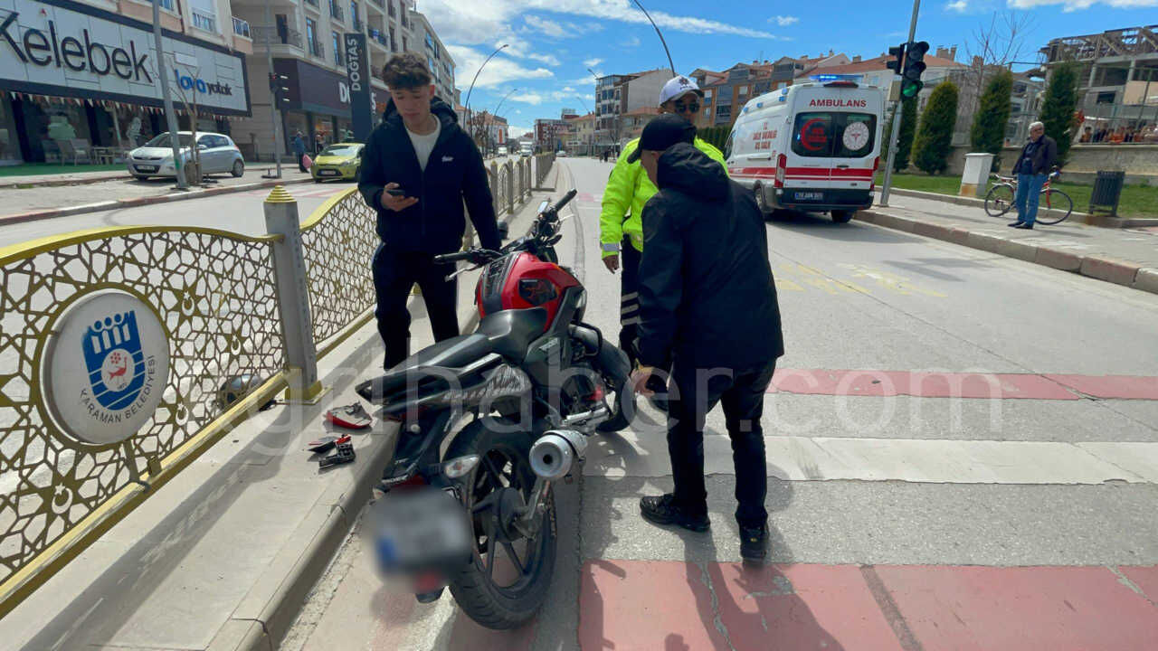Cipe Arkadan Carpan Motosikletli Genc Yaralandi11