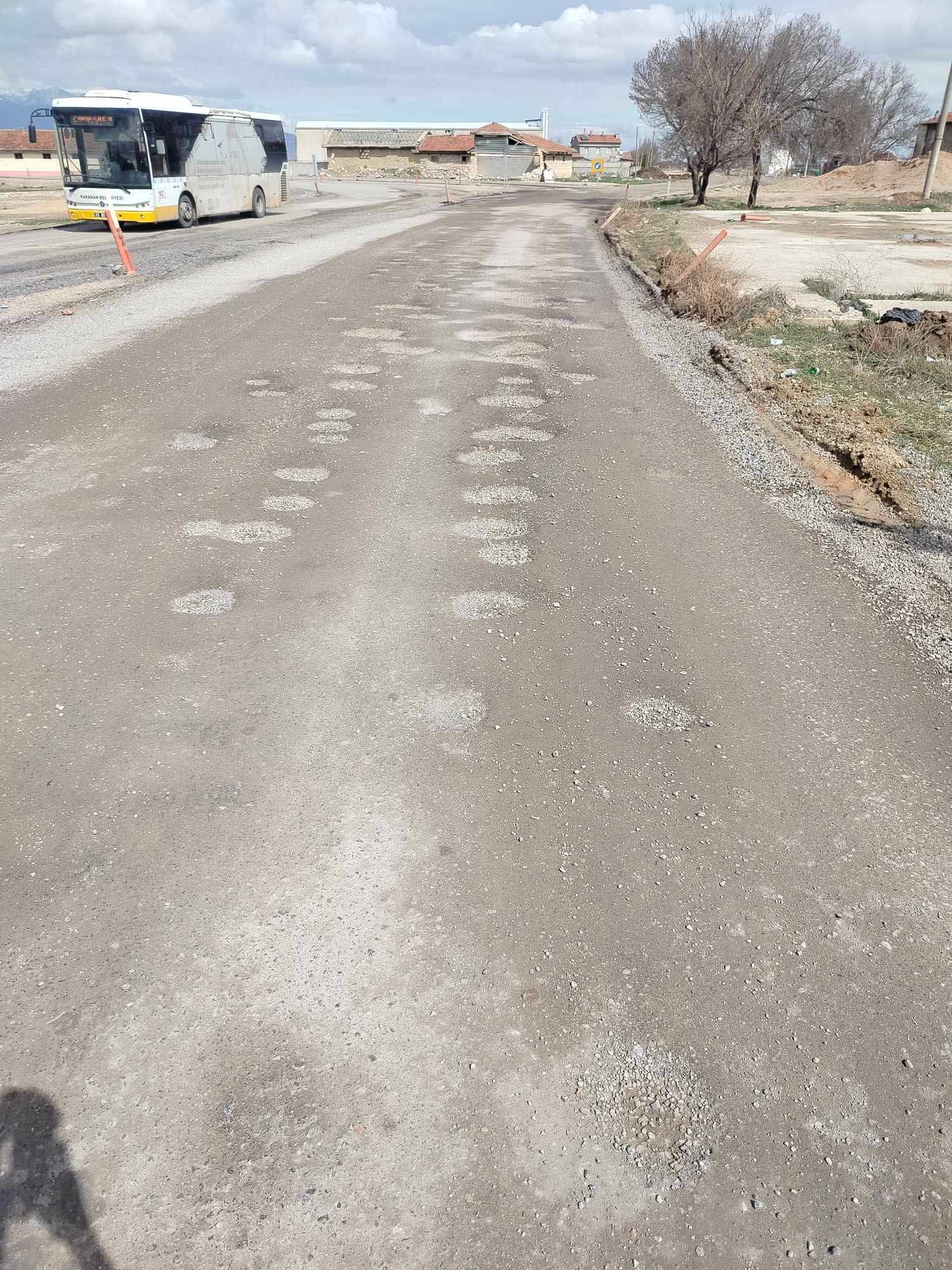 Karaman Kilbasan Yolunda Suruculer Isyanda (2)