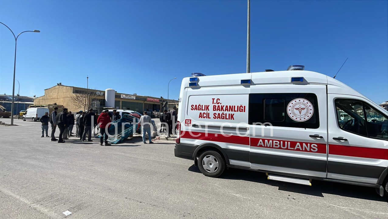 Karamanda 1 Kisinin Agir Yaralandigi Kaza Kamerada2