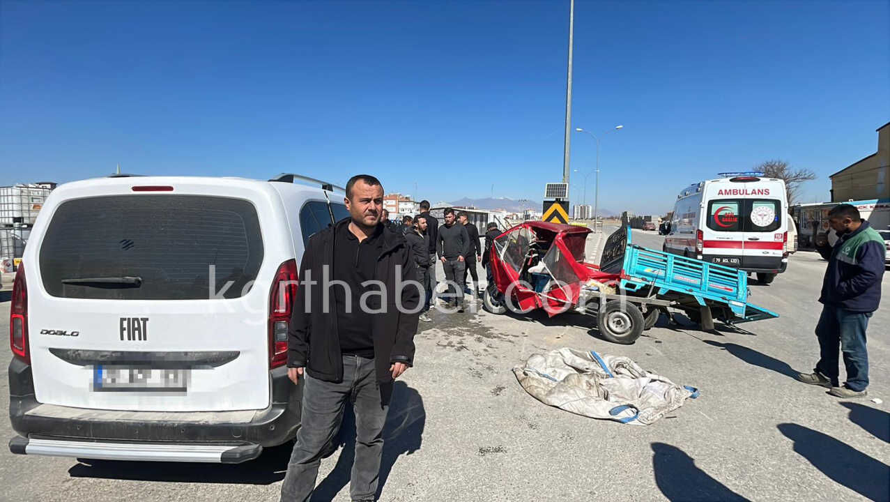 Karamanda 1 Kisinin Agir Yaralandigi Kaza Kamerada7