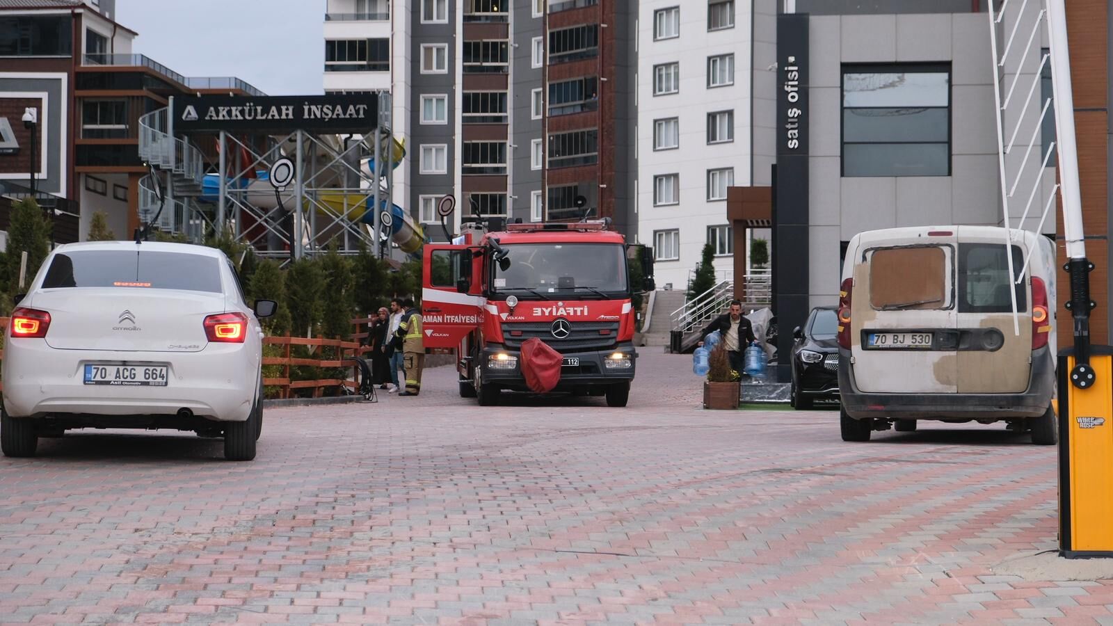 Karamanda Yangin Ihbari Ekipleri Harekete Gecirdi (1)