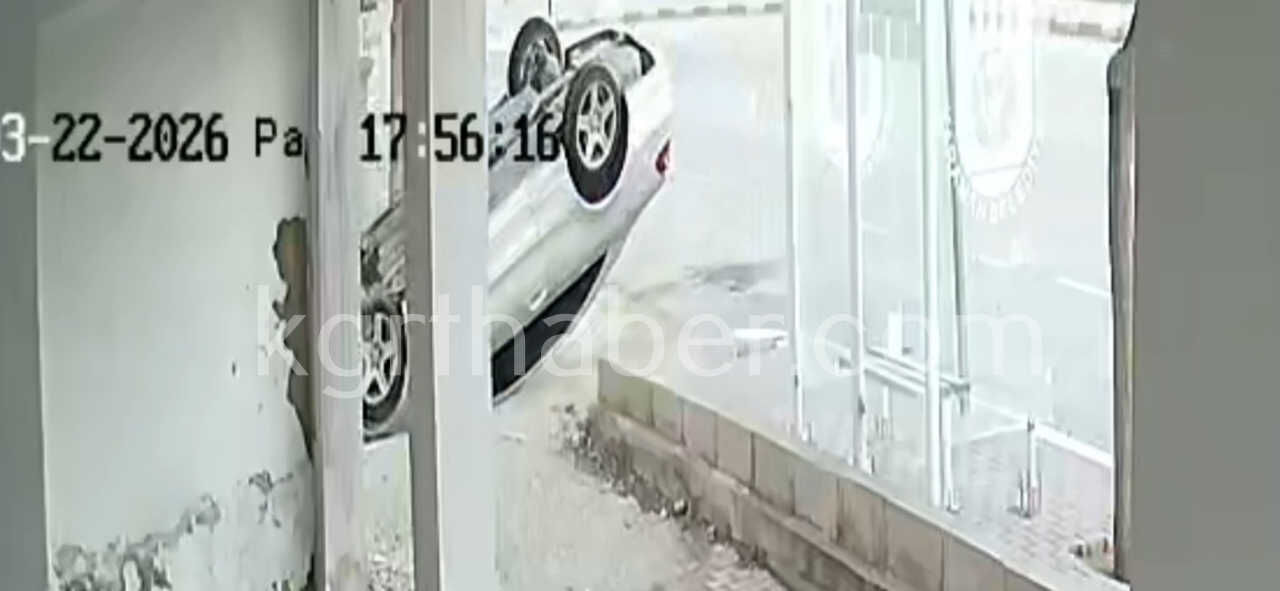 Viraji Alamayan Otomobil Takla Atti O Anlar Saniye Saniye Kaydedildi1