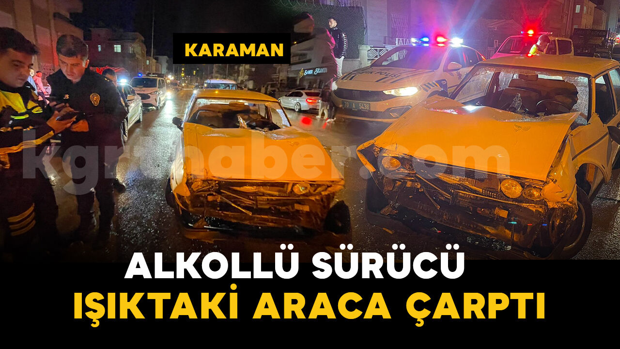 Alkollu Surucu Trafik Isigindaki Araca Carpti 1 Yarali