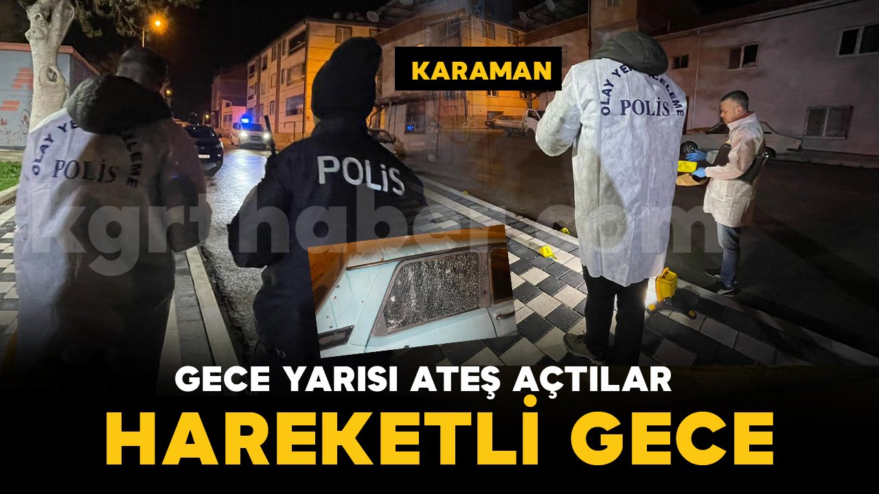 Gece yarısı tüfekle ateş açtılar: apartman ve otomobil zarar gördü