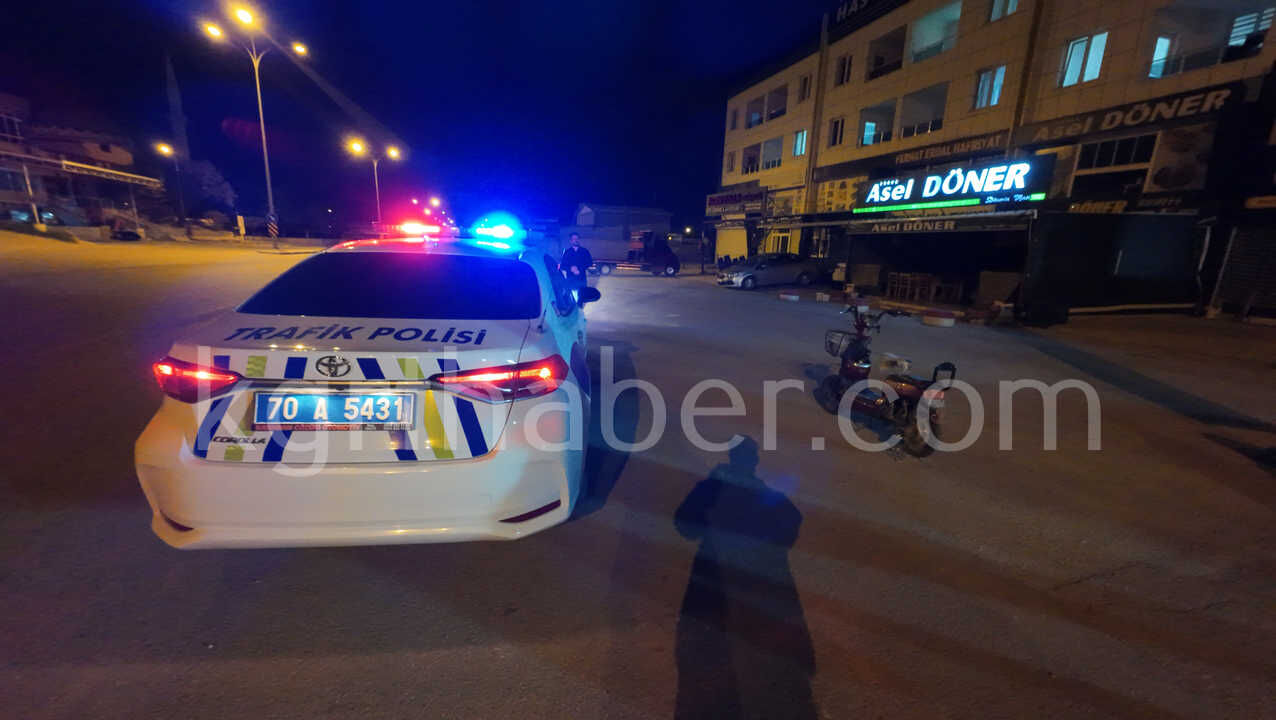 Karamanda Elektrikli Bisiklet Uzerinde Alkol Alan Surucuye 25 Bin Lira Ceza2