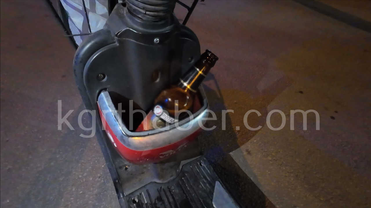 Karamanda Elektrikli Bisiklet Uzerinde Alkol Alan Surucuye 25 Bin Lira Ceza3